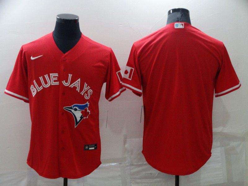 Men Toronto Blue Jays Blank Red Game City Edition 2022 Nike MLB Jerseys